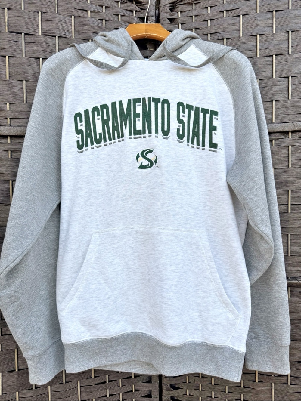 Champion Sacramento State Hornets Fleece Hoodie Men’s Small Gray